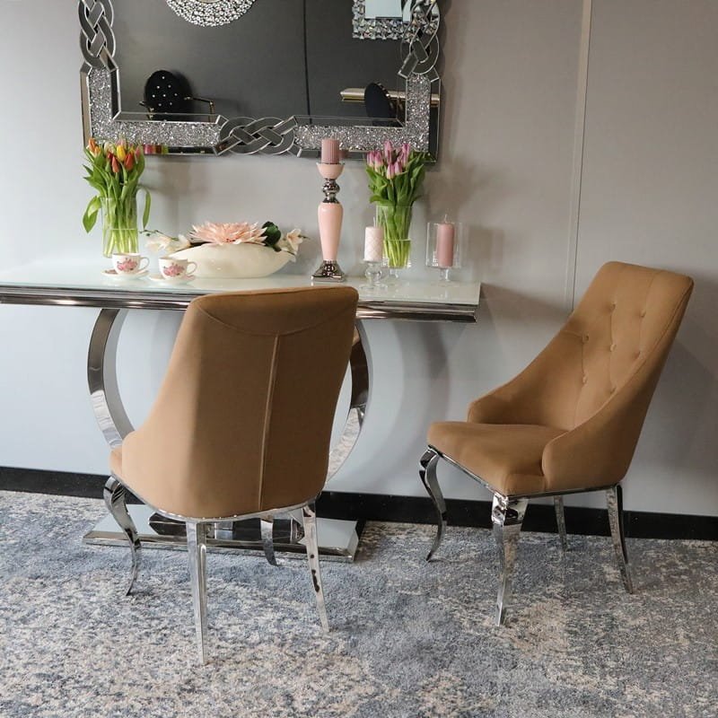 Krzesło-William-II-Prestige-Brown-brązowe-pikowane-guzikami-bellacasa.co