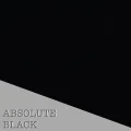 Ciemny kamień Absolute Black - tworzy elegancki kontrast ze srebrem i złotem stali polerowanej