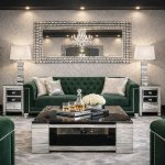 Stolik kawowy Nathan - stal szlachetna blat kamienny nowoczesny