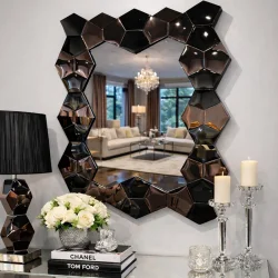 Lustro glamour prostokątne 75x102 cm M-0671