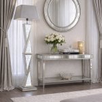 Lampa stojąca dekorowana podświetlana glamour L-0607