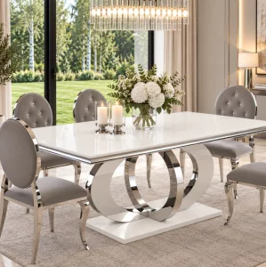 Jadalnia glamour Argento Chic - Szykowne Srebro