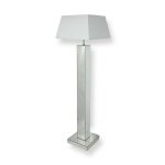 Lampa stojąca dekorowana glamour L-0593