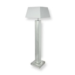 Lampa stojąca dekorowana glamour L-0593