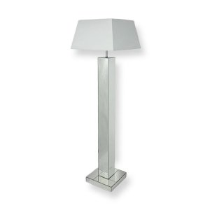 Lampa stojąca dekorowana glamour L-0593