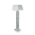 Lampa stojąca dekorowana glamour L-0590 