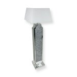 Lampa stojąca dekorowana glamour L-0591 