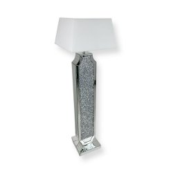 Lampa stojąca dekorowana glamour L-0591 